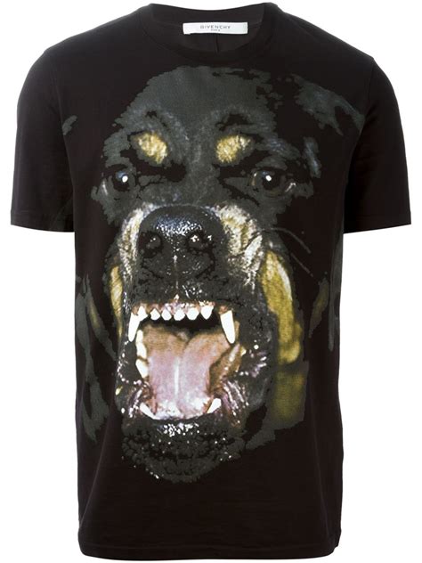 givenchy angry dog t shirt|Givenchy rottweiler shirt price.